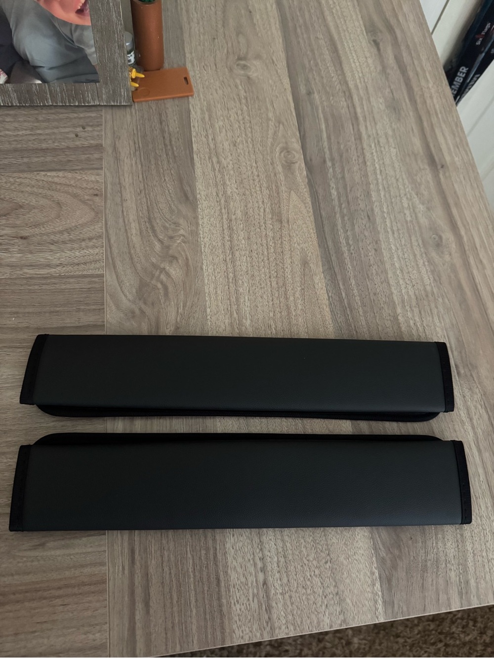 Pair of Black Padded Seatbelt Covers